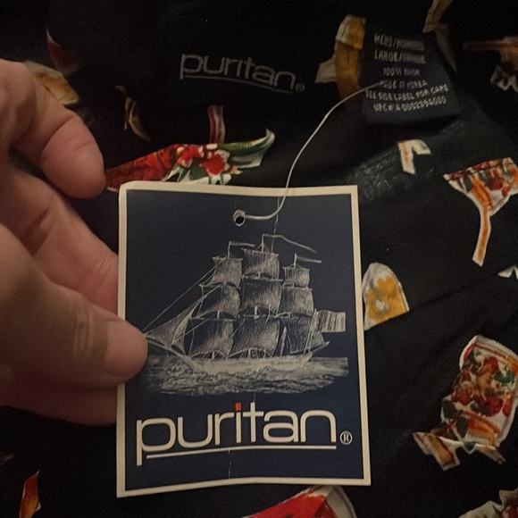 PURITAN DRINK 🍹 BUTTONDOWN, NWT - Picture 3 of 4